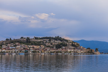 Nafplio , a seaport town in the Peloponnese in Greece