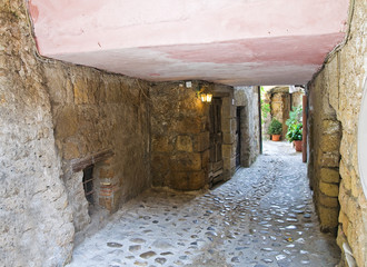 Alleyway. Calcata. Lazio. Italy.