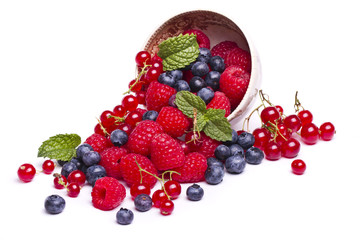 tasty mix of berries