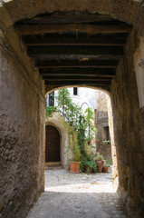 Alleyway. Calcata. Lazio. Italy.