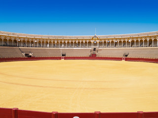 Bullfight arena of Seville, Spain
