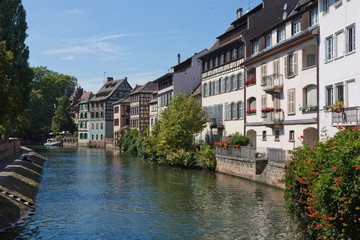 Fototapeta na wymiar Alsace, oszalowany, Francja, Strasburg, kanał
