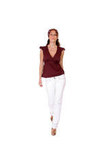 Woman in jeans