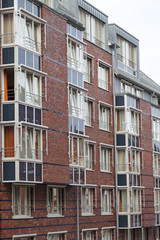 Obraz premium Modernes Wohngebäude in Kiel, Deutschland