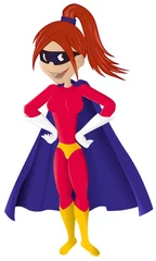 Abwaschbare Fototapete Superhelden Superfrau