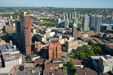 Fototapeta na wymiar Vancouver von oben