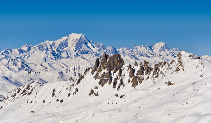 Obraz premium Chaîne du Mont-Blanc