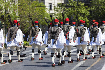 Evzones parade in Athens,Greece - 44835821