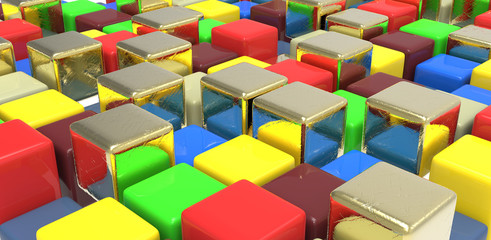 Colorful cubes