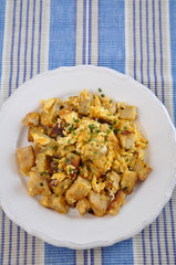 Knödel mit Ei