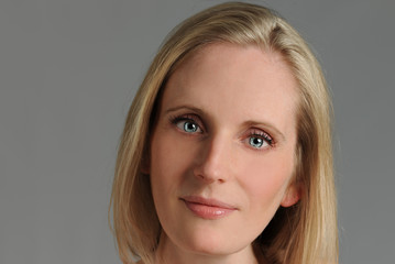 Fototapeta premium Close Up Portrait of Young Woman