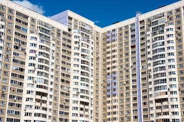 Fototapeta na wymiar Modern apartment house in Moscow, Russia