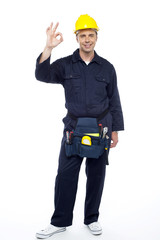 Great work my team. Senior contractor posing