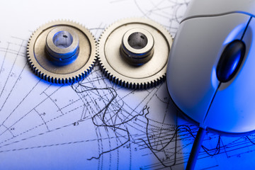 Mechanical ratchets, drafting and mouse
