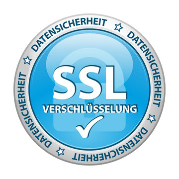 SSL Verschlüsselung - Button