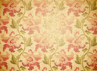 old paper with ornament, eps 10