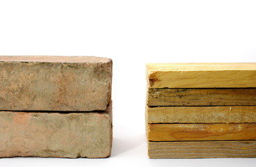 Brick versus wood