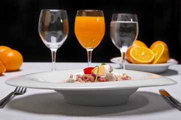 gourmet dish