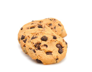 Cookies isolated on white background