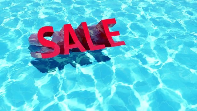 Sale in the water