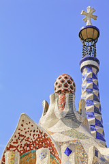 Park Guell by Antonoi Gaudi, Barcelona, Spain