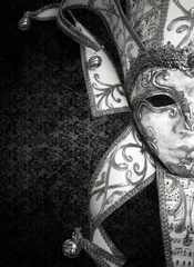Deurstickers Luxury Venetian mask © vali_111