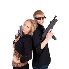 Fototapeta premium Boy and girl