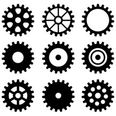 set of gear wheels
