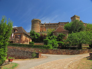 Château de Castelnau-Bretenoux ; Corrèze Lot ; Limousin Périgord