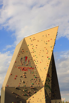 Kletterwand in Wien
