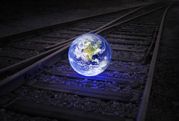 Earth on the rails