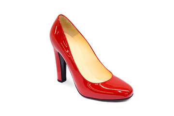 Red female shoe-3