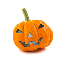 abstract halloween pumpkin on white background
