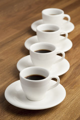 Coffee cups.