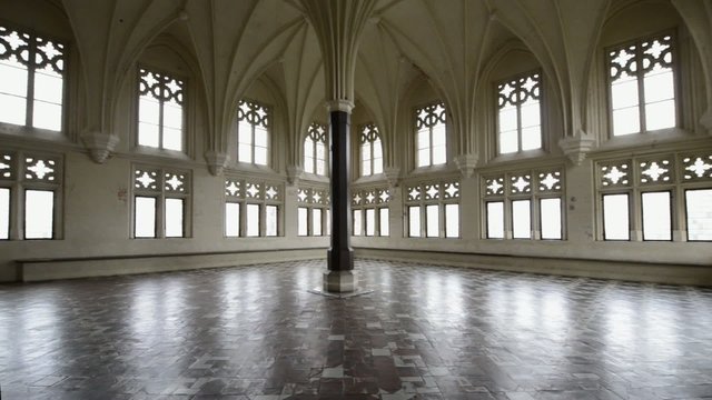 Chamber in Gothic castle - Malbork.