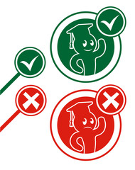 Education school symbols