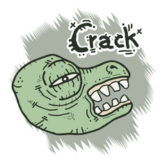 Danger face animal