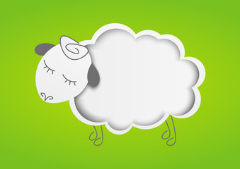 Paper sheep