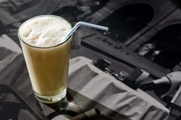 Milk shake cocktail