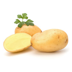 New potato and green parsley