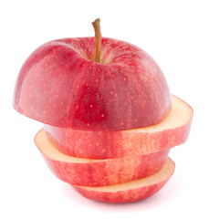 Apple red sliced
