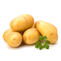 New potato and green parsley
