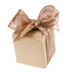Luxurious gift isolated on white background