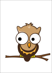 Owl vector cartoon