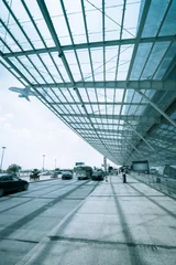 Photo sur Plexiglas Aéroport départ du vol à l& 39 aéroport
