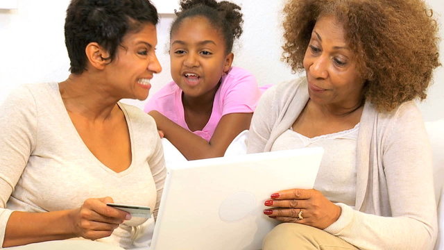 African American Generations Online Shopping 
