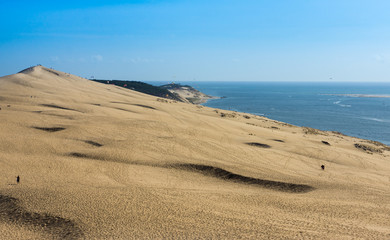 Fototapeta na wymiar Dune du Pilat i Banc d'Arguin
