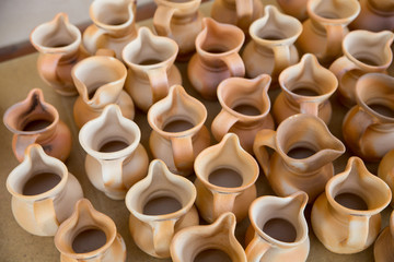 Clay pots