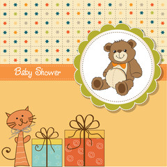 funny cartoon baby shower card