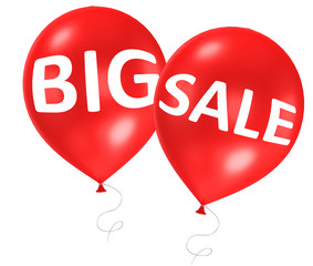 3d balloons isolated